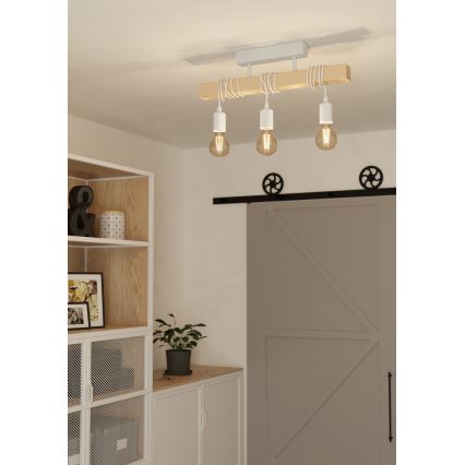 Eglo - Plafonski luster TOWNSHEND 3xE27/60W/230V