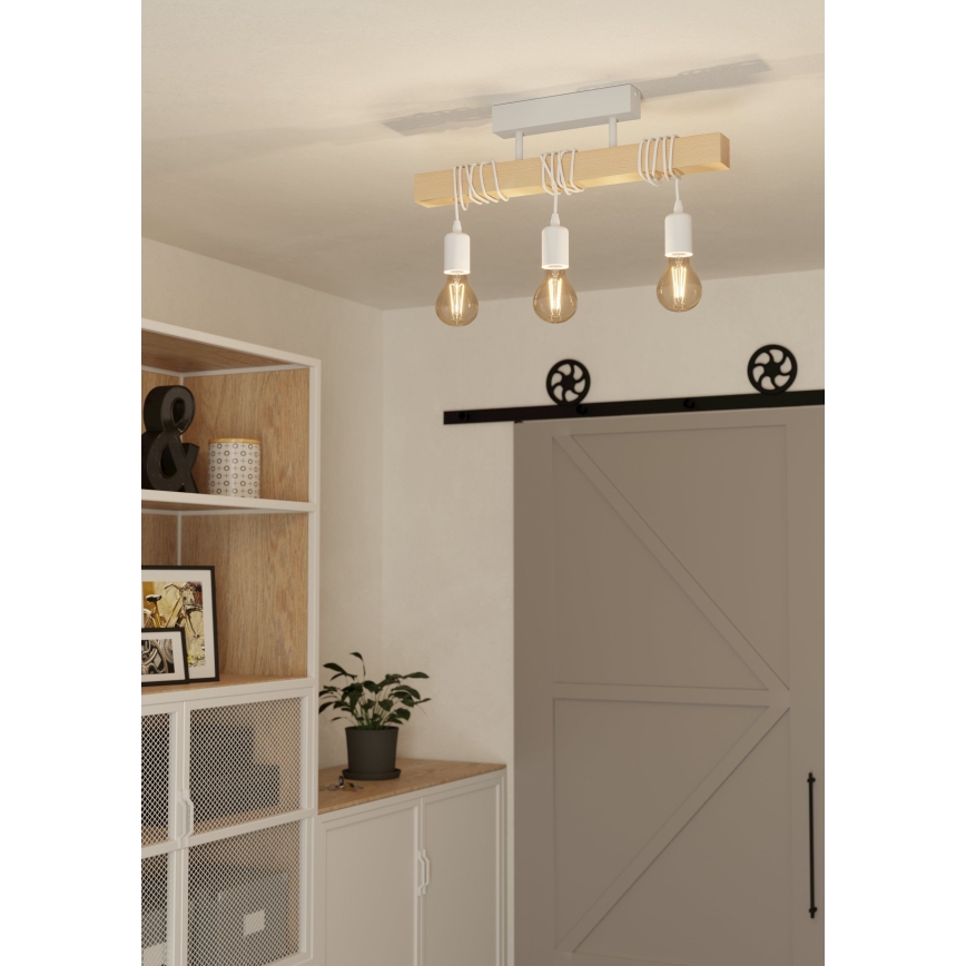 Eglo - Plafonski luster TOWNSHEND 3xE27/60W/230V