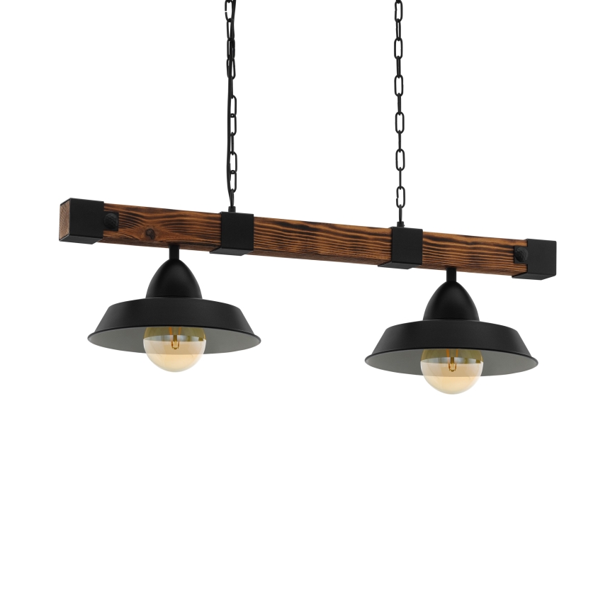 Eglo - Luster na lancu 2xE27/60W/230V
