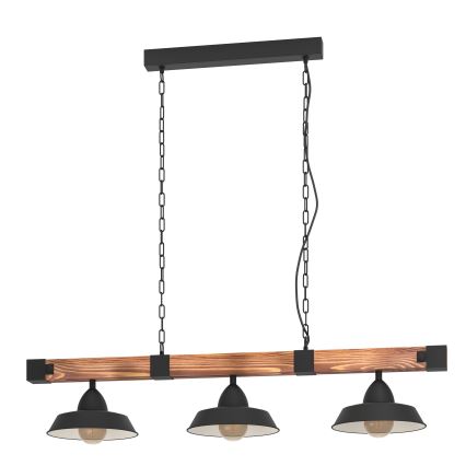 Eglo - Luster sa lancem 3xE27/60W/230V