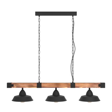 Eglo - Luster sa lancem 3xE27/60W/230V