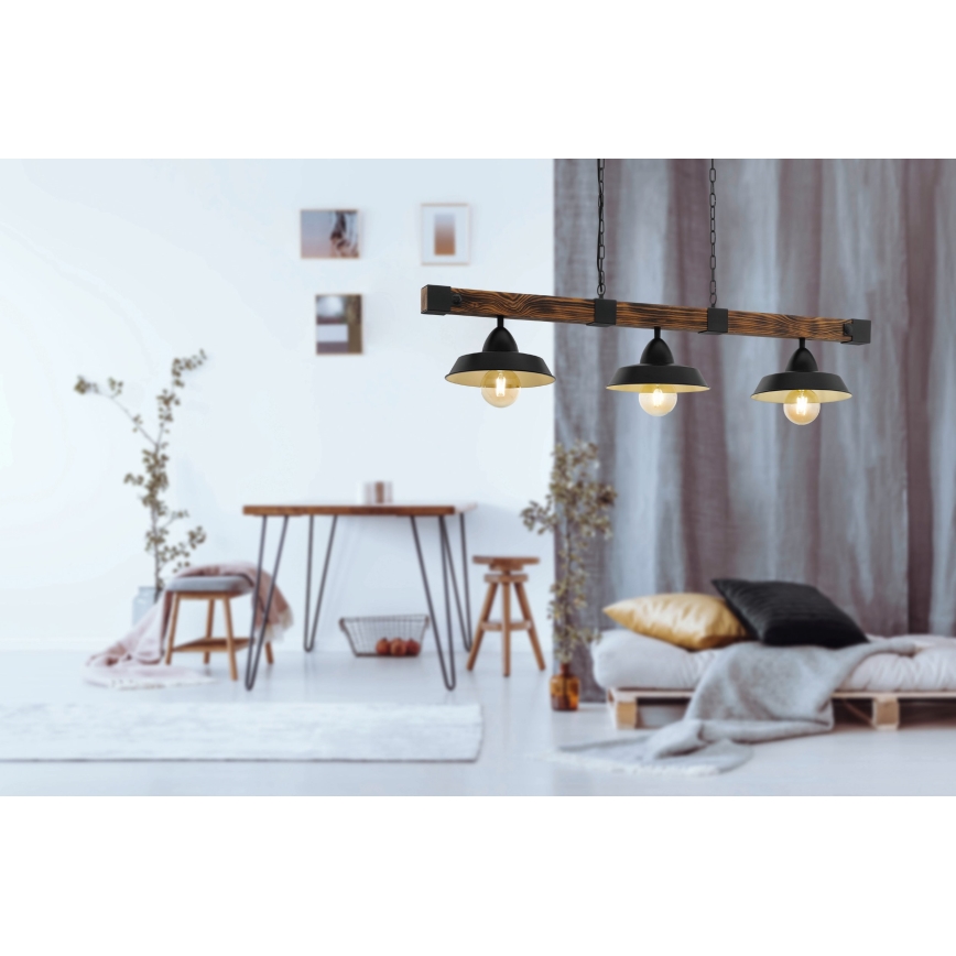 Eglo - Luster sa lancem 3xE27/60W/230V