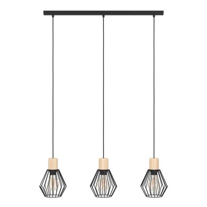 Eglo - Luster na sajli 3xE27/60W/230V