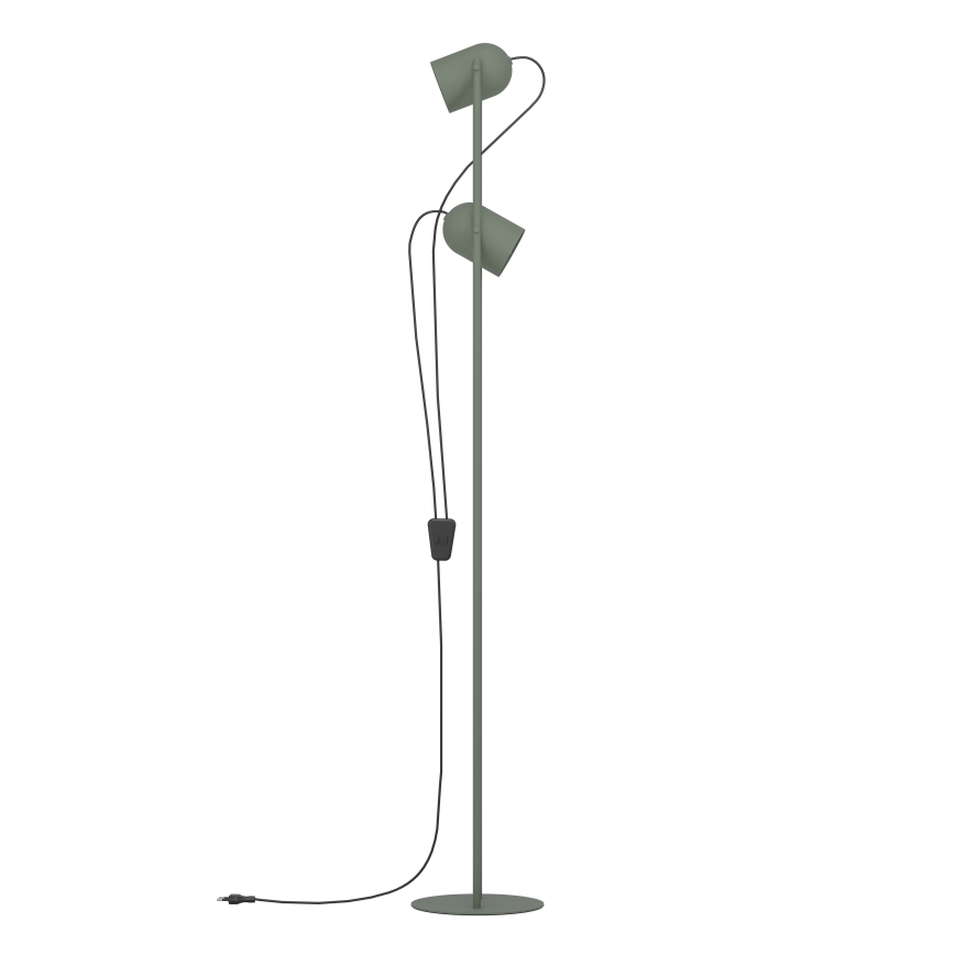Eglo - Stojeća lampa 2xE14/8W/230V zelena
