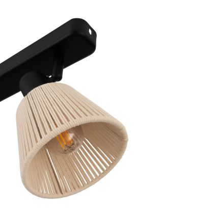 Eglo - Spot svetiljka 2xE14/40W/230V bež/crna