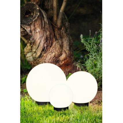 Eglo - LED solarna lampa sa senzorom, set od 3 kom., LED/1800 mAh, IP44, crna