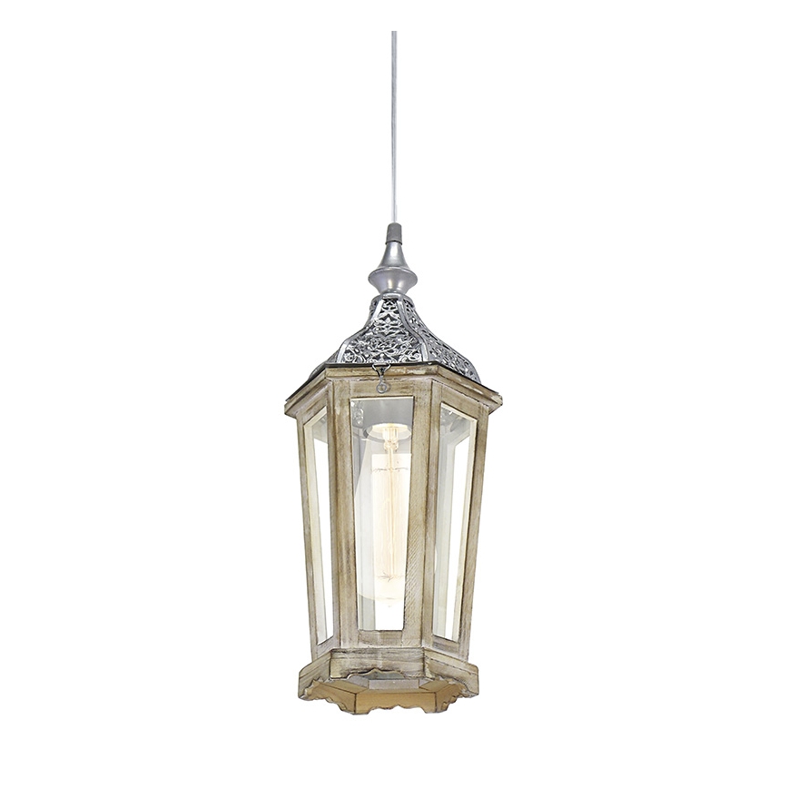Eglo 49206 - Viseći luster KINGHORN na sajli 1xE27/42W/230V