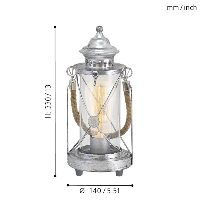 Eglo - Stona lampa 1xE27/60W/230V