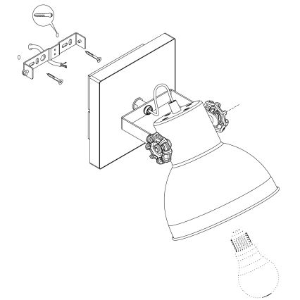 Eglo - Spot svetiljka 1xE27/40W/230V