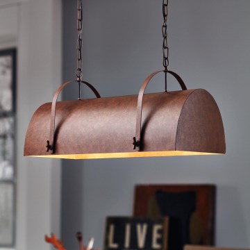 Eglo 49687 - Luster na lancu DEERHURST 2xE27/60W/230V