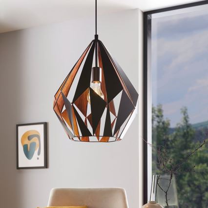 Eglo - Viseća svetiljka 1xE27/60W/230V
