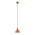 Eglo 54513 - LED luster na sajli 1xE27/6W/230V u bakarnoj boji
