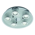 Eglo 54563 - LED plafonsko svetlo 5xGU10/3W/230V sjajni hrom