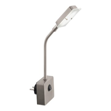 Eglo 54651 - LED Svetlo za utičnicu LED/4,5W/230V 3000K mat hrom