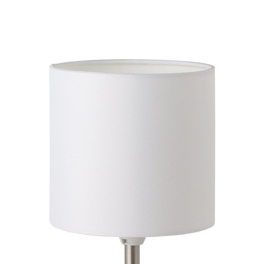 Eglo 54744 - Stona lampa ANADIA 1xE14/40W/230V bela/matni hrom