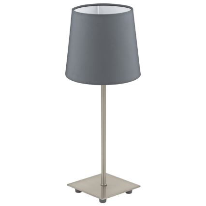 Eglo 54906 - LED stona lampa 1xE14/6W/230V siva/mat hrom