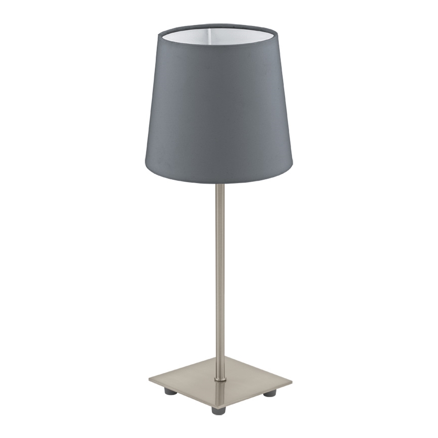 Eglo 54906 - LED stona lampa 1xE14/6W/230V siva/mat hrom