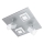 Eglo 54985 - LED spot svetiljka LED/19,6W/230V 27x27 cm mat hrom