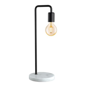 Eglo 55034 - LED stona lampa 1xE27/4W/230V crna/dekor mermera