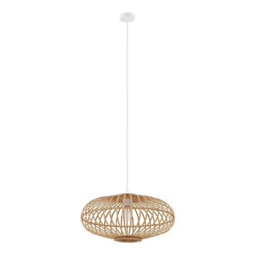Eglo 55114 - LED luster na sajli 1xE27/4W/230V bambus