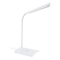 Eglo 55123 - prigušiva LED stona lampa sa bežičnim punjenjem LED/5,5W/230V bela
