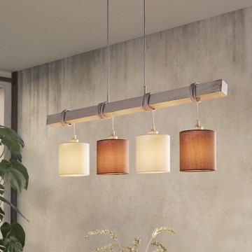 Eglo 55206 - Luster na sajli TOWNSHEND 4xE27/60W/230V