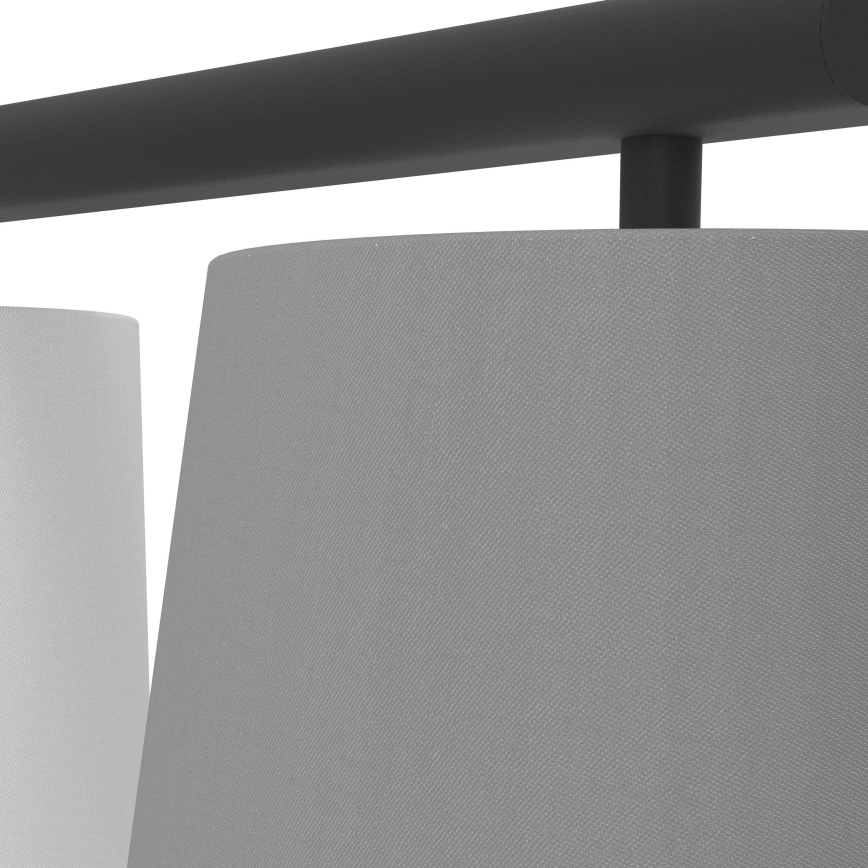 Eglo 55207 - LED luster na sajli ALMEIDA 3xE14/25W/230V siva