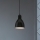 Eglo 55243 - Luster na sajli PRIDDY 1xE27/60W/230V crna