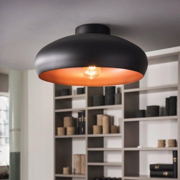 Eglo 55248 - Stropno svetlo MOGANO, 1xE27/60W/230V, crna