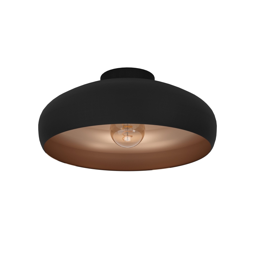 Eglo 55248 - Stropno svetlo MOGANO, 1xE27/60W/230V, crna