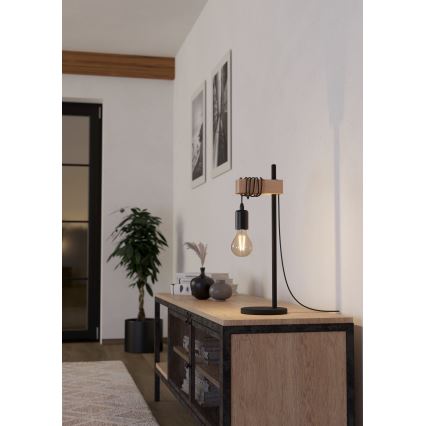 Eglo 55249 - Stona lampa TOWNSHEND 1xE27/10W/230V