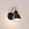 Eglo 55261 - Zidna lampa PRIDDY 1xE27/40W/230V crna