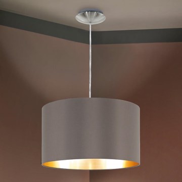 Eglo 55269 - Luster na sajli MASERLO 1xE27/60W/230V braon