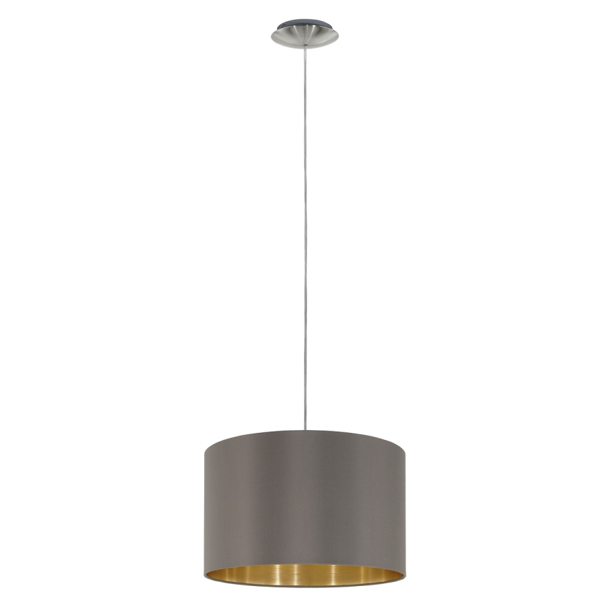Eglo 55269 - Luster na sajli MASERLO 1xE27/60W/230V braon