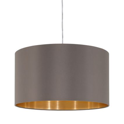 Eglo 55269 - Luster na sajli MASERLO 1xE27/60W/230V braon
