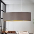 Eglo 55271 - Luster na sajli MASERLO 2xE27/60W/230V braon