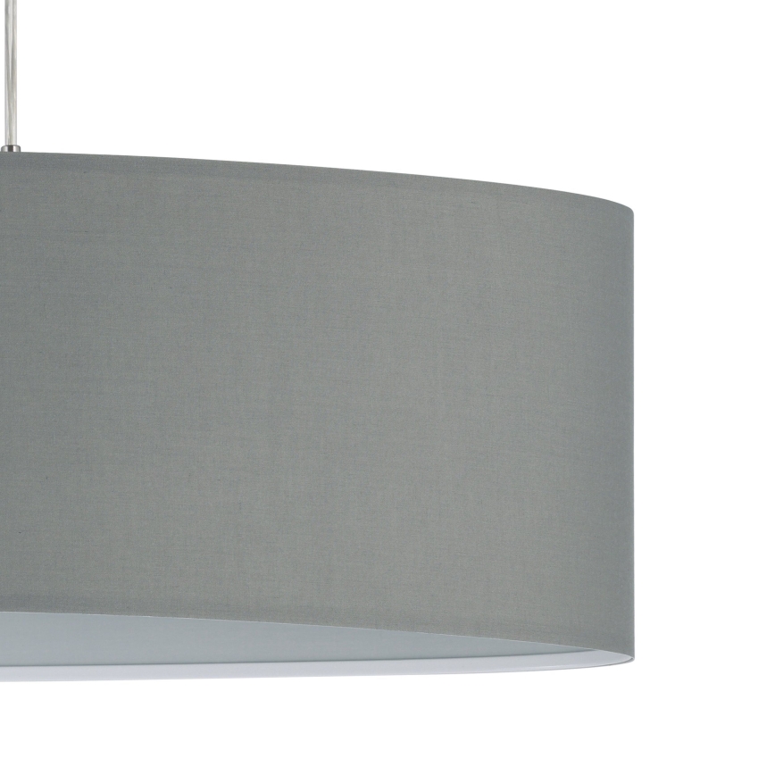Eglo 55276 - Luster na sajli PASTERI 2xE27/60W/230V siva