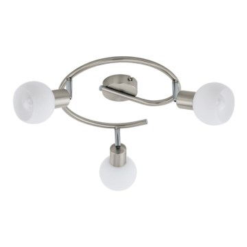 Eglo 55427 - LED spot svetiljka 3xE14/4W/230V, prečnik 27 cm, mat hrom