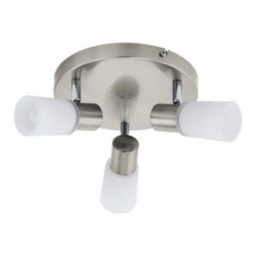 Eglo 55428 - LED spot svetlo 3xE14/4W/230V, prečnik 21 cm, mat hrom