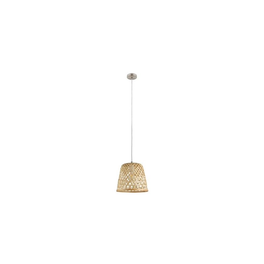 Eglo 55696 - Viseći luster KIRKCOLM na sajli 1xE27/60W/230V bež
