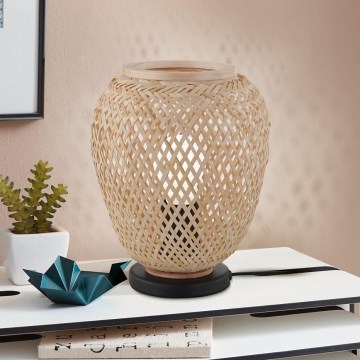 Eglo 55699 - Stona lampa DEMBLEBY 1xE27/40W/230V bež