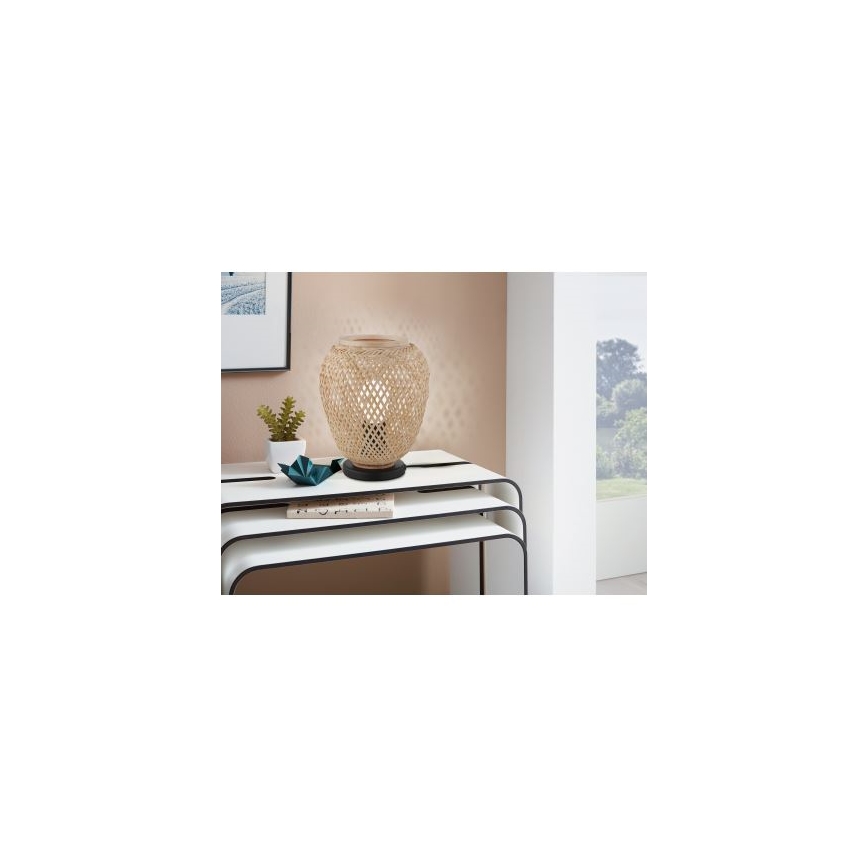 Eglo 55699 - Stona lampa DEMBLEBY 1xE27/40W/230V bež