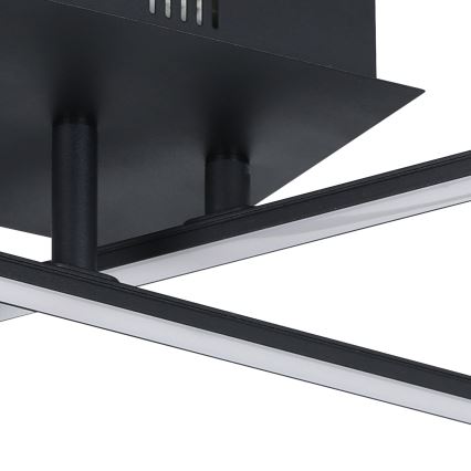 Eglo 55707 - LED plafonsko svetlo 3xLED/3,5W/230V crna