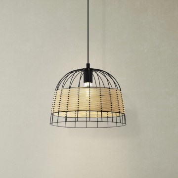 Eglo 55709 - Luster na sajli ANWICK 1xE27/40W/230V ratan