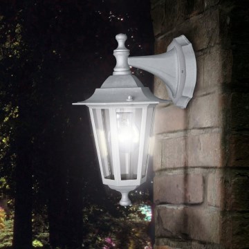 Eglo 55764 - LED spoljna zidna lampa 1xE27/4W/230V IP44 bela