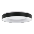 Eglo 55802 - LED prigušiva stropna svetiljka 4xLED/8,1W/230V 3000-6500K prečnik 48 cm crna + daljinski upravljač