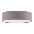 Eglo 55805 - LED plafonska svetiljka 1xE27/11W/230V prečnik 38 cm siva
