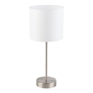 Eglo 55809 - LED stona lampa 1xE14/5,5W/230V bela/matni hrom