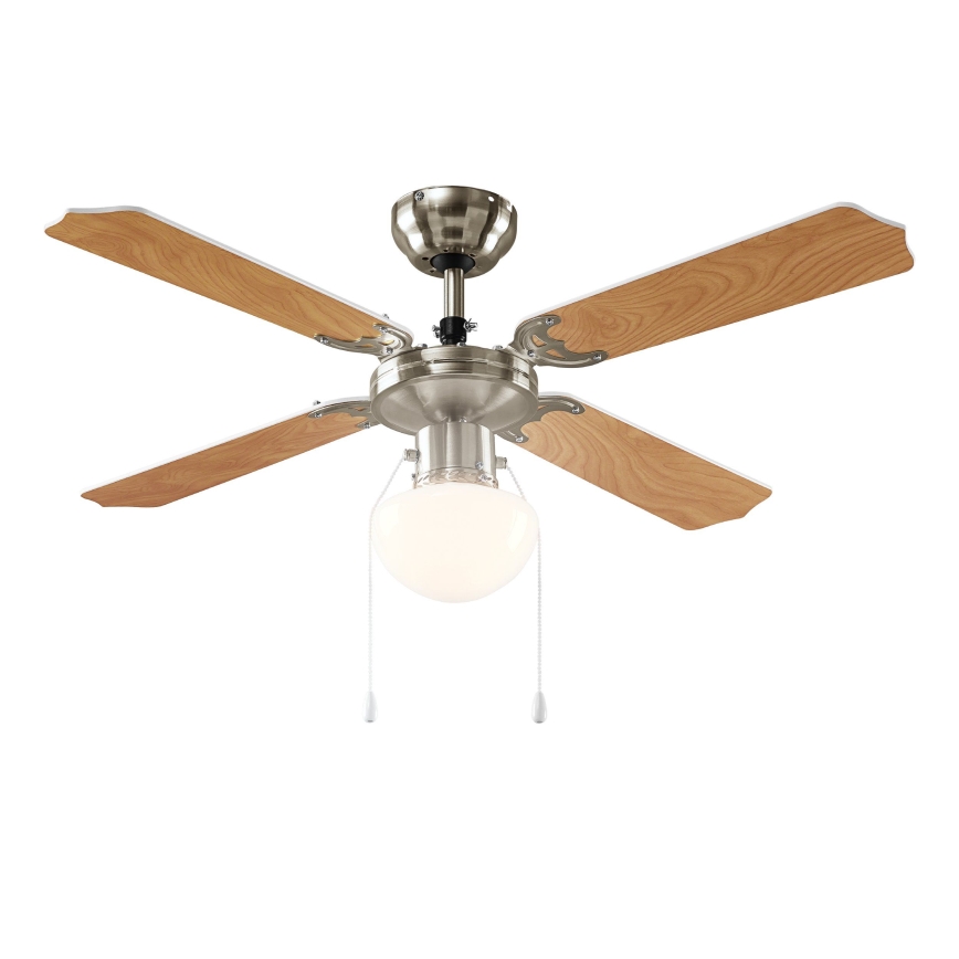 Eglo 56035 - LED plafonski ventilator 1xE27/4,9W/230V 3000K prečnik 106,6 cm