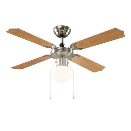 Eglo 56035 - LED plafonski ventilator 1xE27/4,9W/230V 3000K prečnik 106,6 cm
